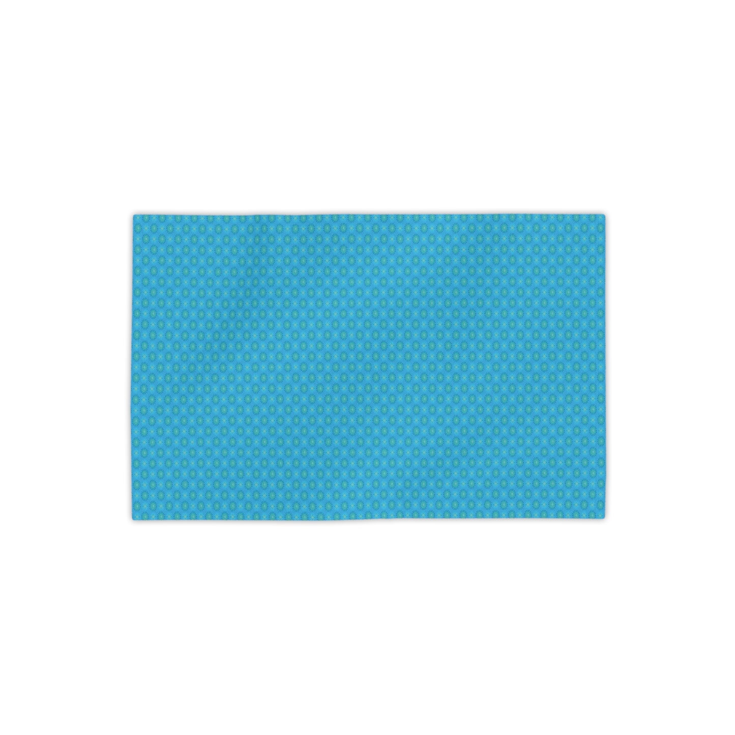 Blue Green Star-crossed Bodies Beach Towel, 18" x 27"