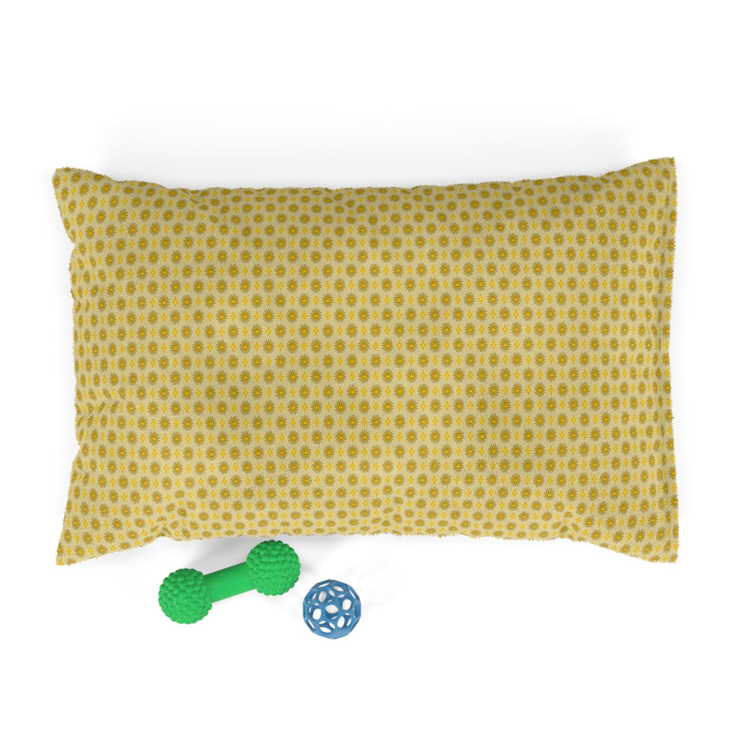 Lemongrass Star-crossed Bodies Pet Bed, 28" × 18"