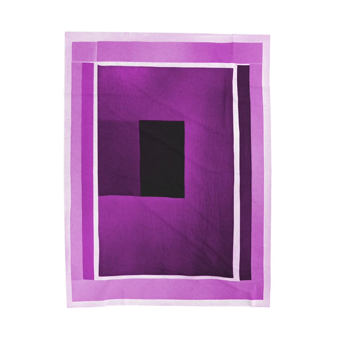 Magenta Shadow Velveteen Plush Blanket, 60" x 80"