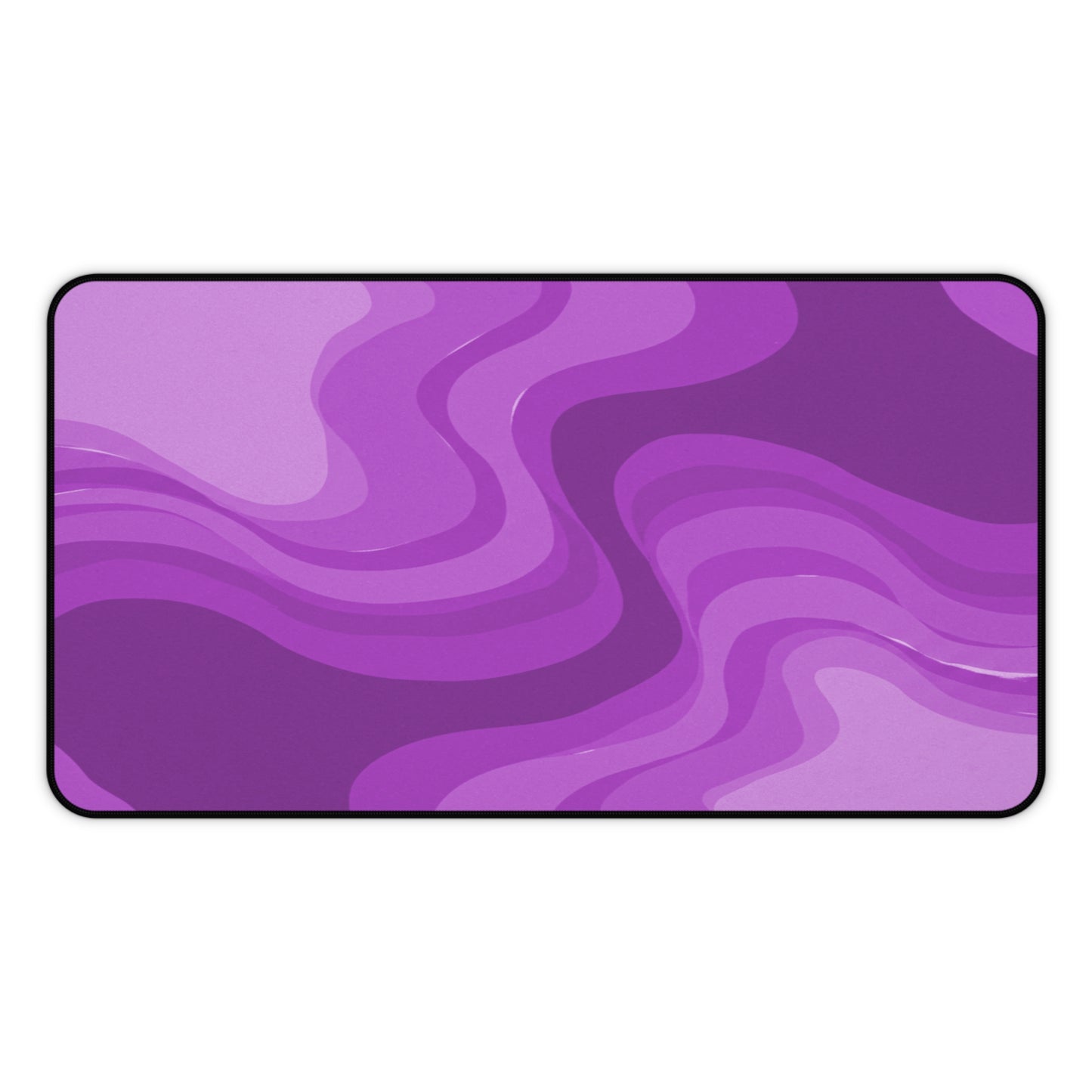 Wavey Purple Wavey 12" x 22" Desk Mat