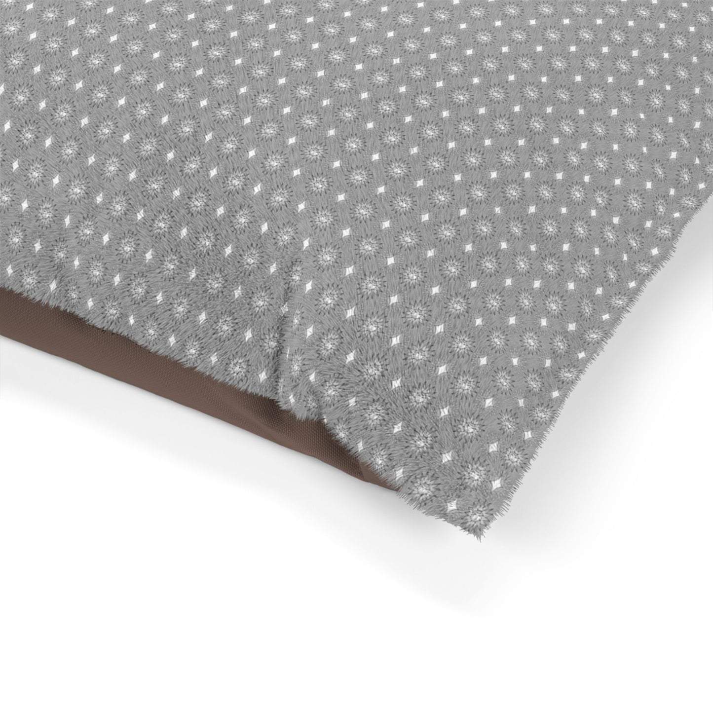 Desaturated Star-crossed Bodies Pet Bed, 28" × 18"