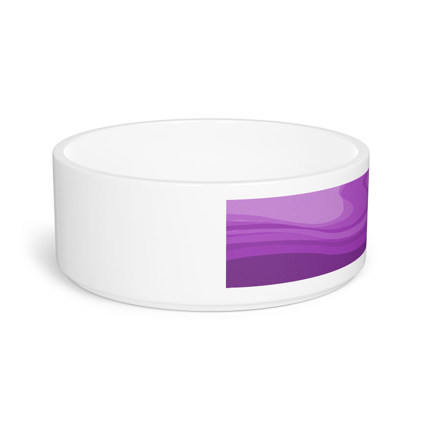 Wavey Purple Wavey 16 oz Pet Bowl
