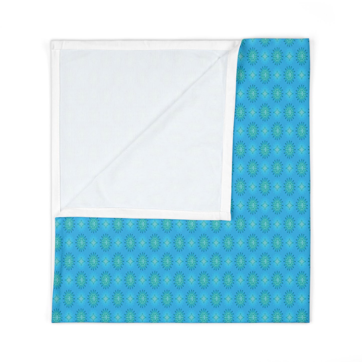 Blue Green Star-crossed Bodies Baby Swaddle 30″×40″ Blanket