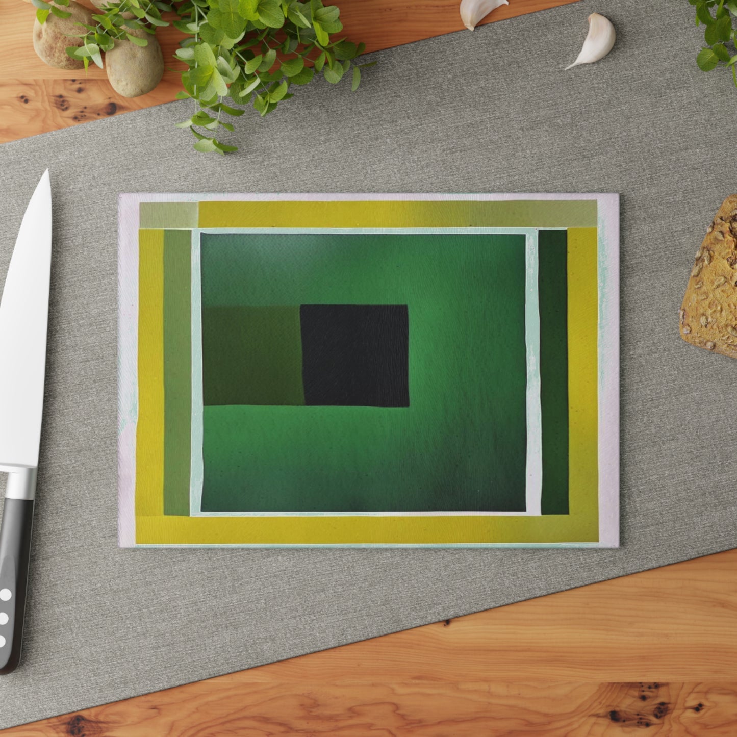 Alpha Shadow 8" x 11" Glass Cutting Board