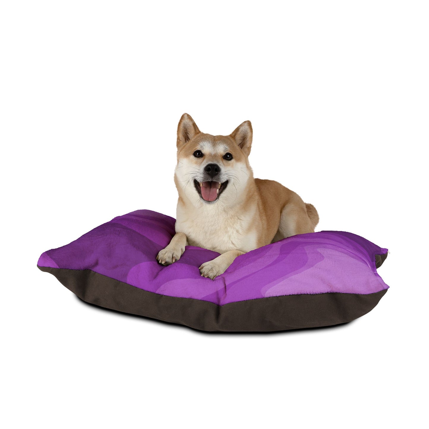 Wavey Purple Wavey 40" × 30" Pet Bed