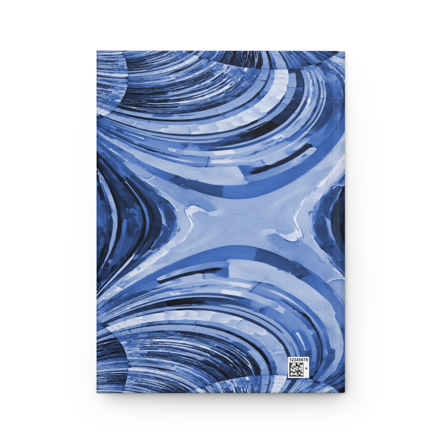 Uzi Spiral Deep Blue 5.75" x 8" Hardcover Journal Matte with 150 lined pages