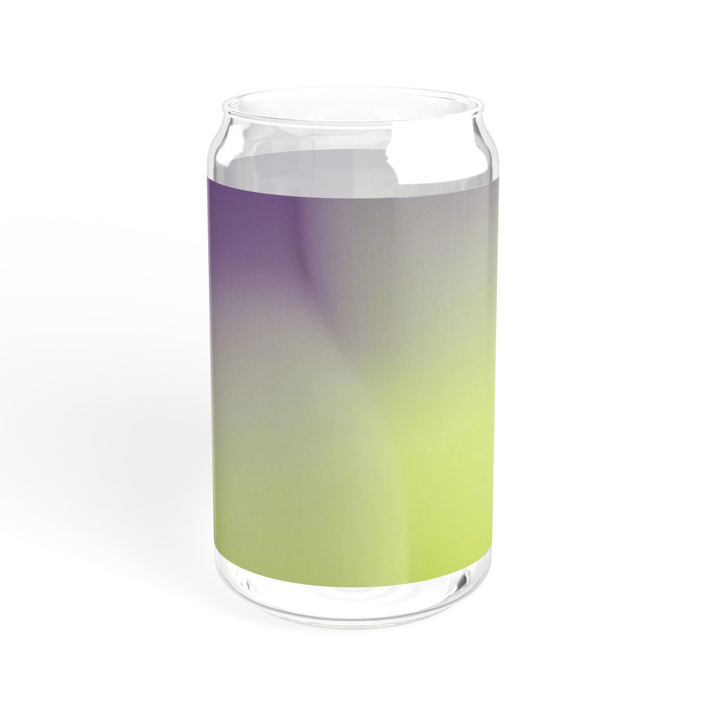 Purple Golden Fade Sipper Glass, 16oz