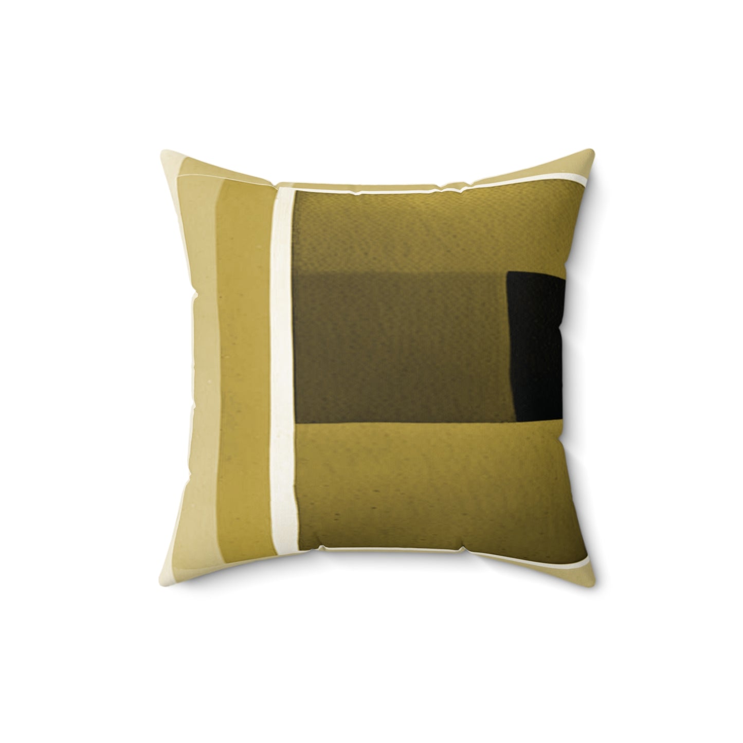 Tan Shadow 16" x 16" Faux Suede Square Pillow