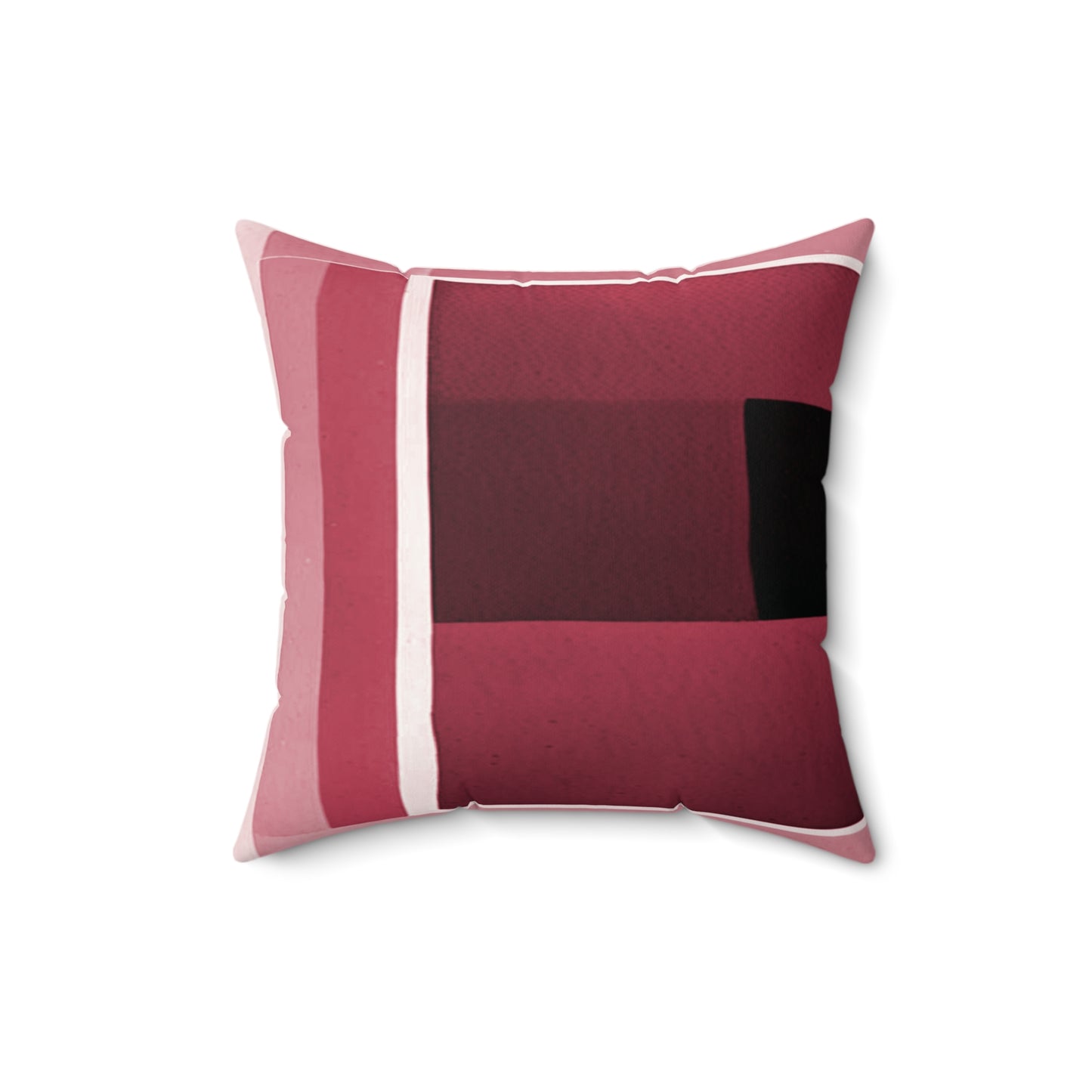 Red Shadow 16" x 16" Faux Suede Square Pillow