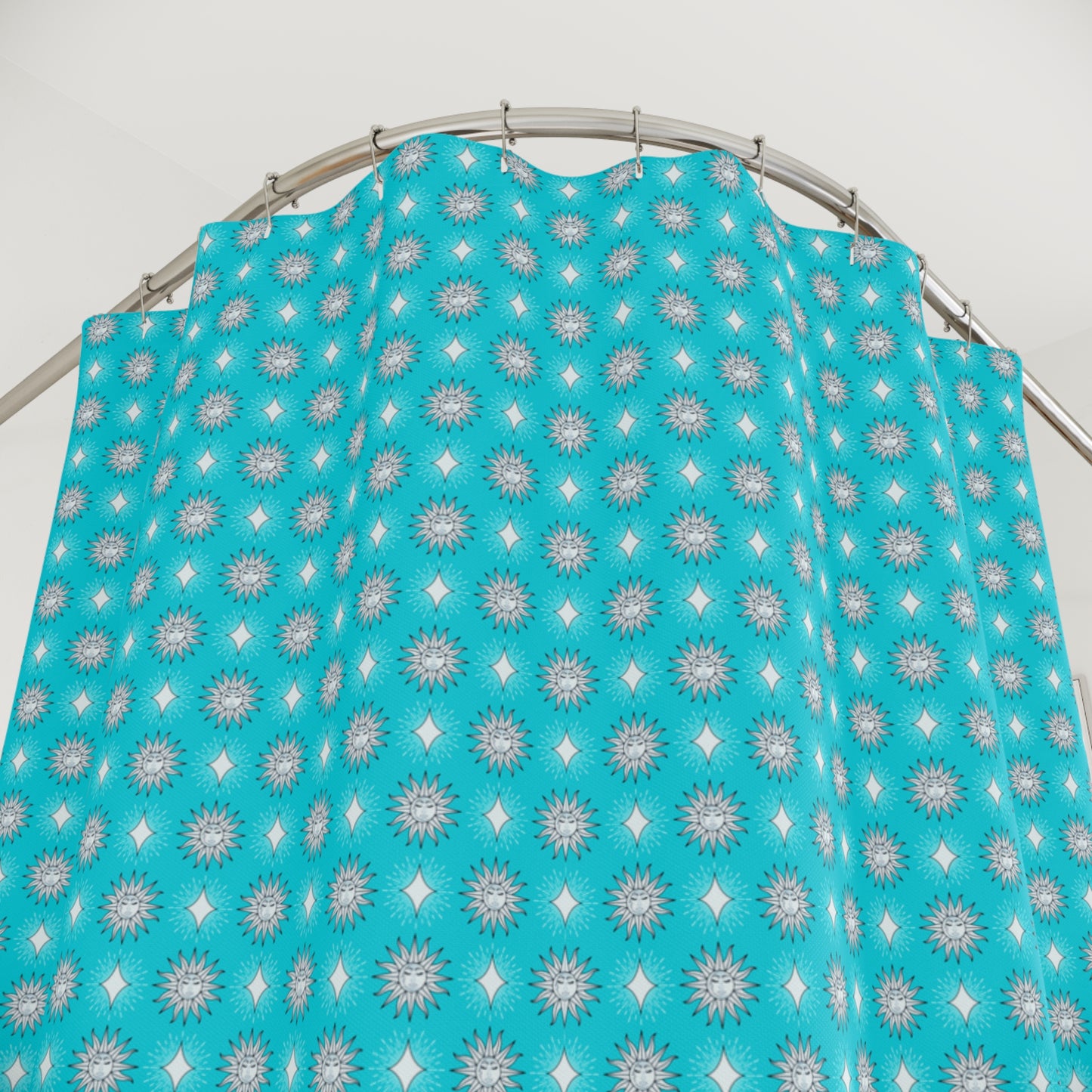 Tif Green Star-crossed Bodies Shower Curtain, 71" x 74"