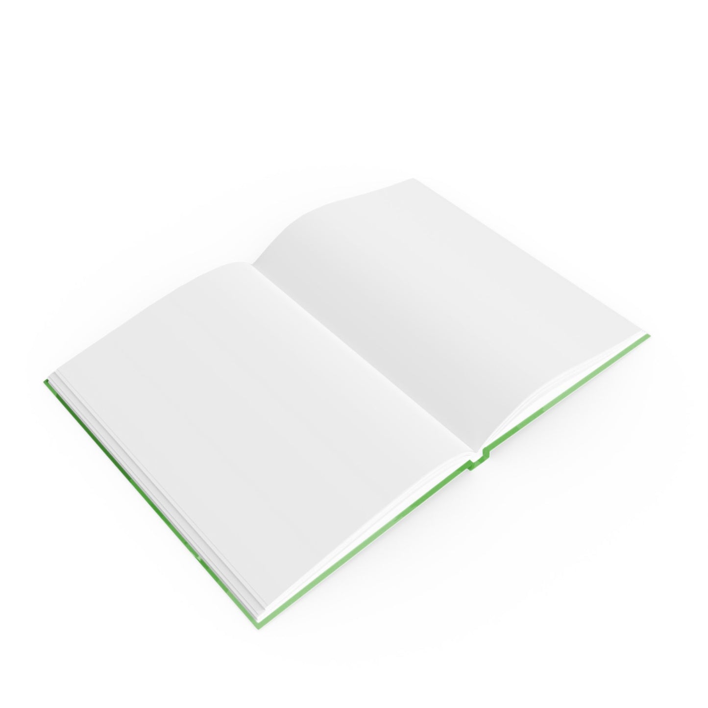 Greenie Meanie Wavey 5.2" x 7.4" Hard Backed Journal with 128 blank pages