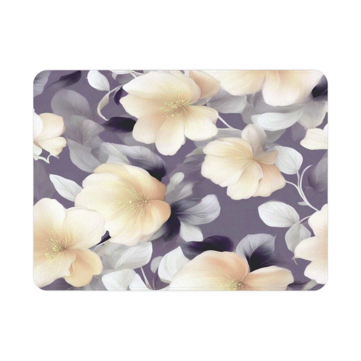 White Blush Floral Bunch Toddler Blanket, 30" x 40"