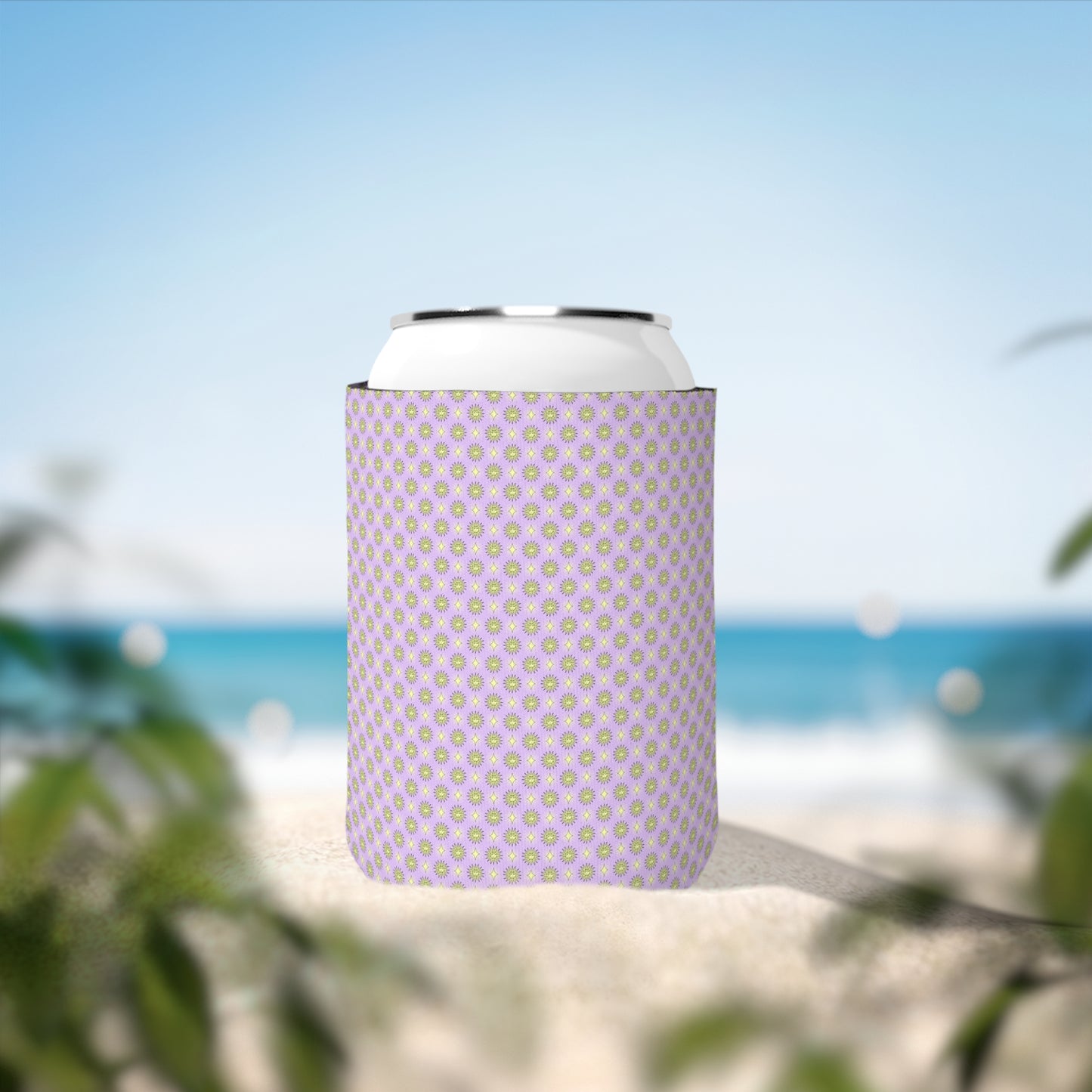 Magenta Star-crossed Bodies 12 oz Can Cooler Sleeve