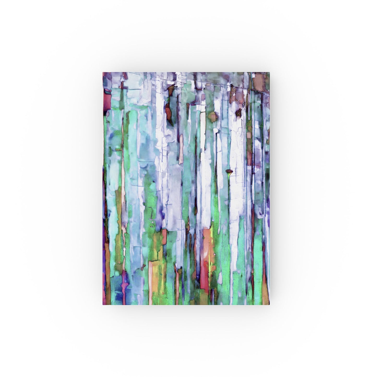 Striped Pastels 5.2" x 7.4" Hard Backed Journal with 128 blank pages