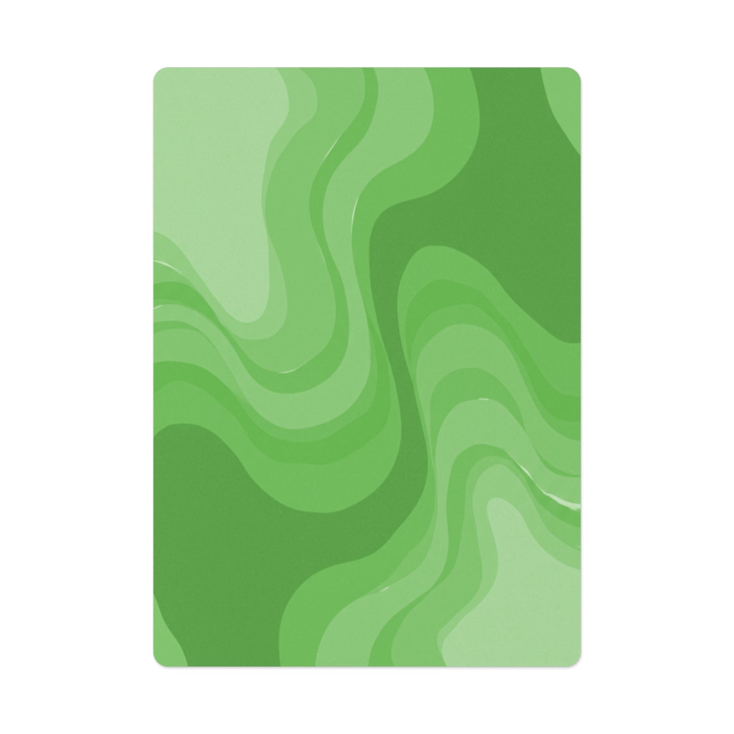Greenie Meanie Wavey Poker Cards