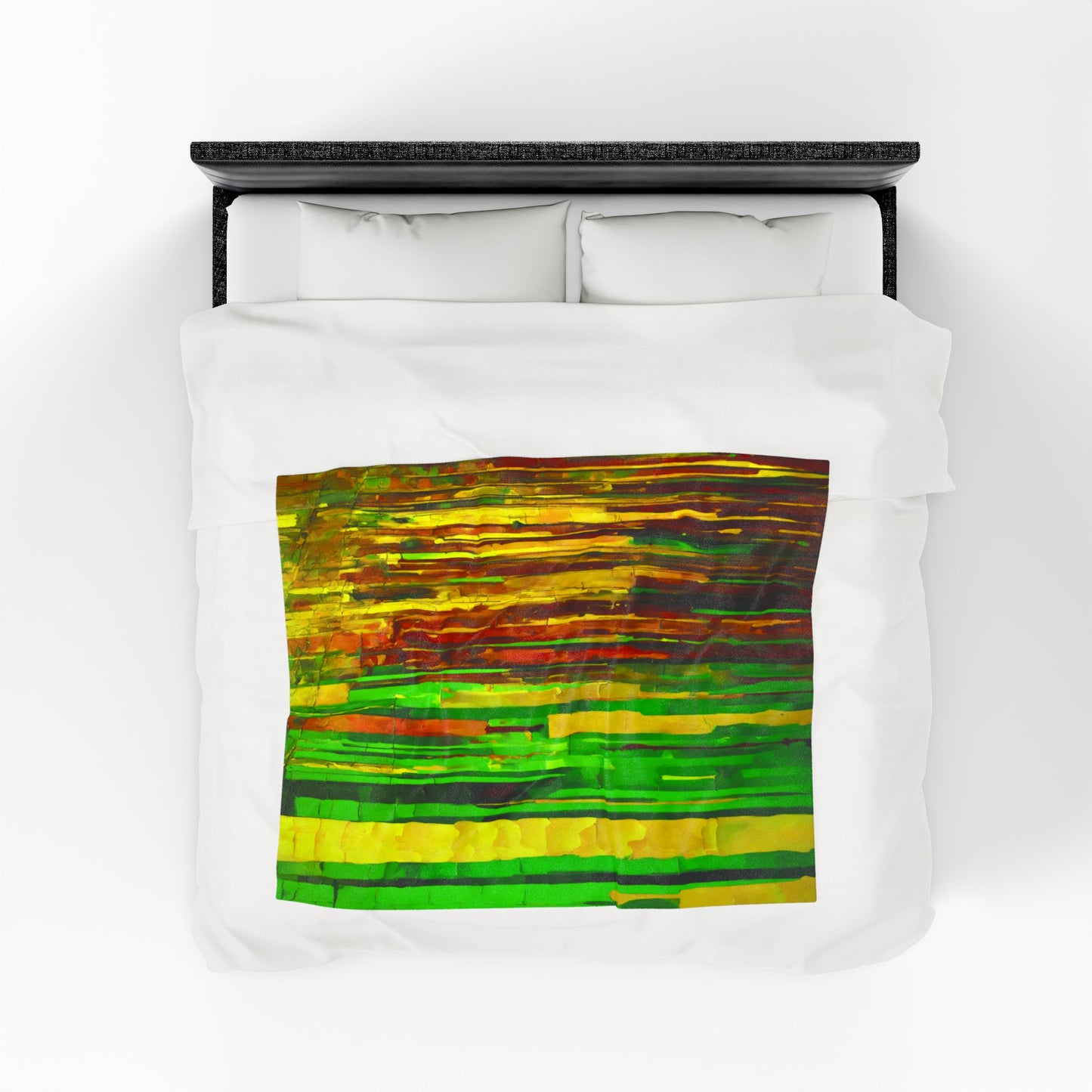 Striped Beta Velveteen Plush Blanket, 50" x 60"