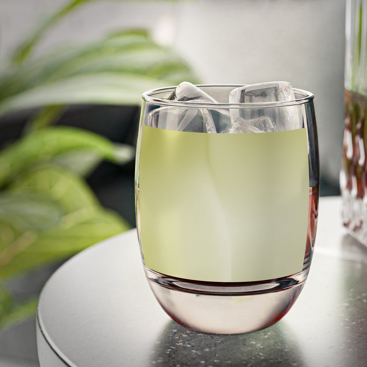 Lemon Fade Whiskey Glass, 6 oz