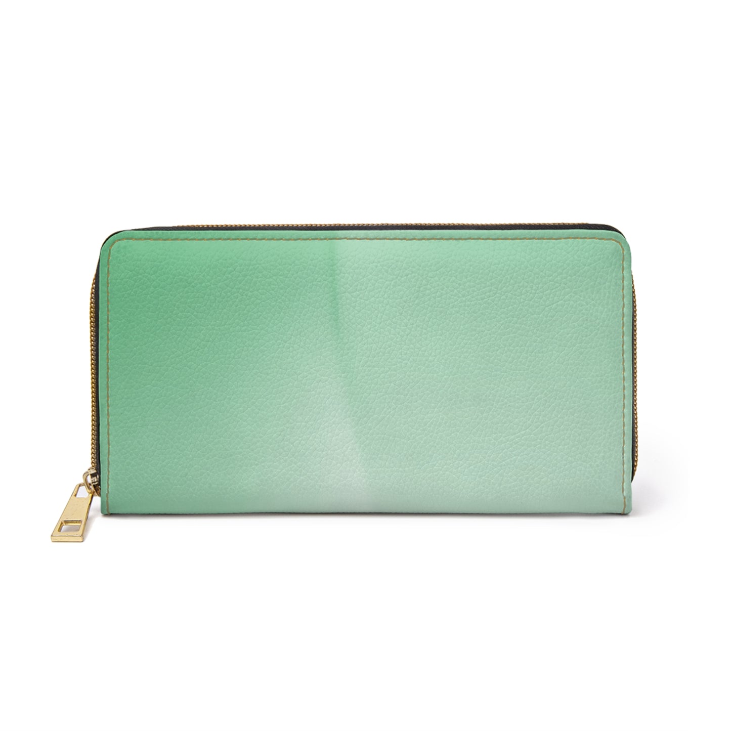 Mint Fade Elegant Abstract Zipper Wallet - Stylish & Functional Accessory for Everyday Use