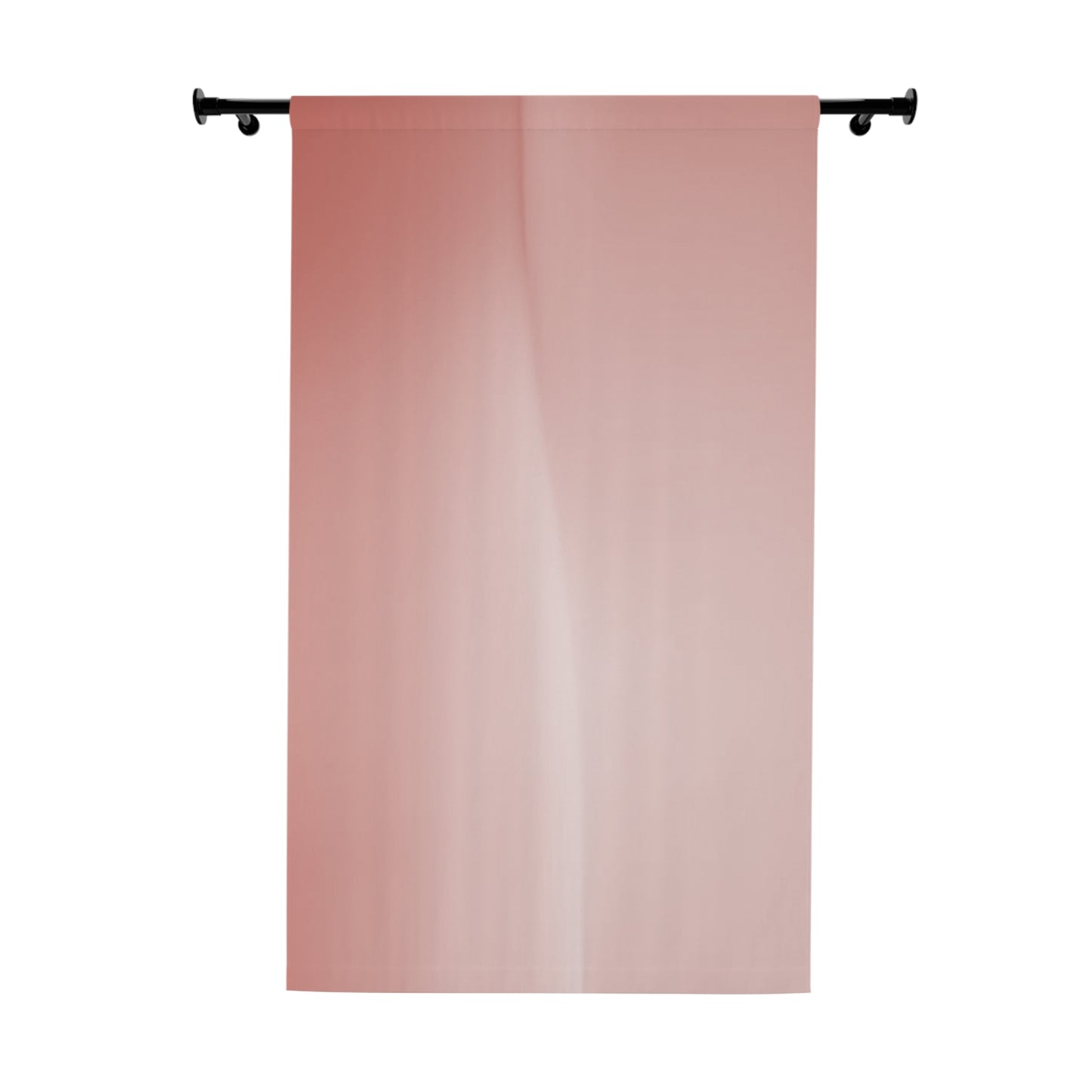 Rose Red Fade Window Curtain, 50" x 84", blackout