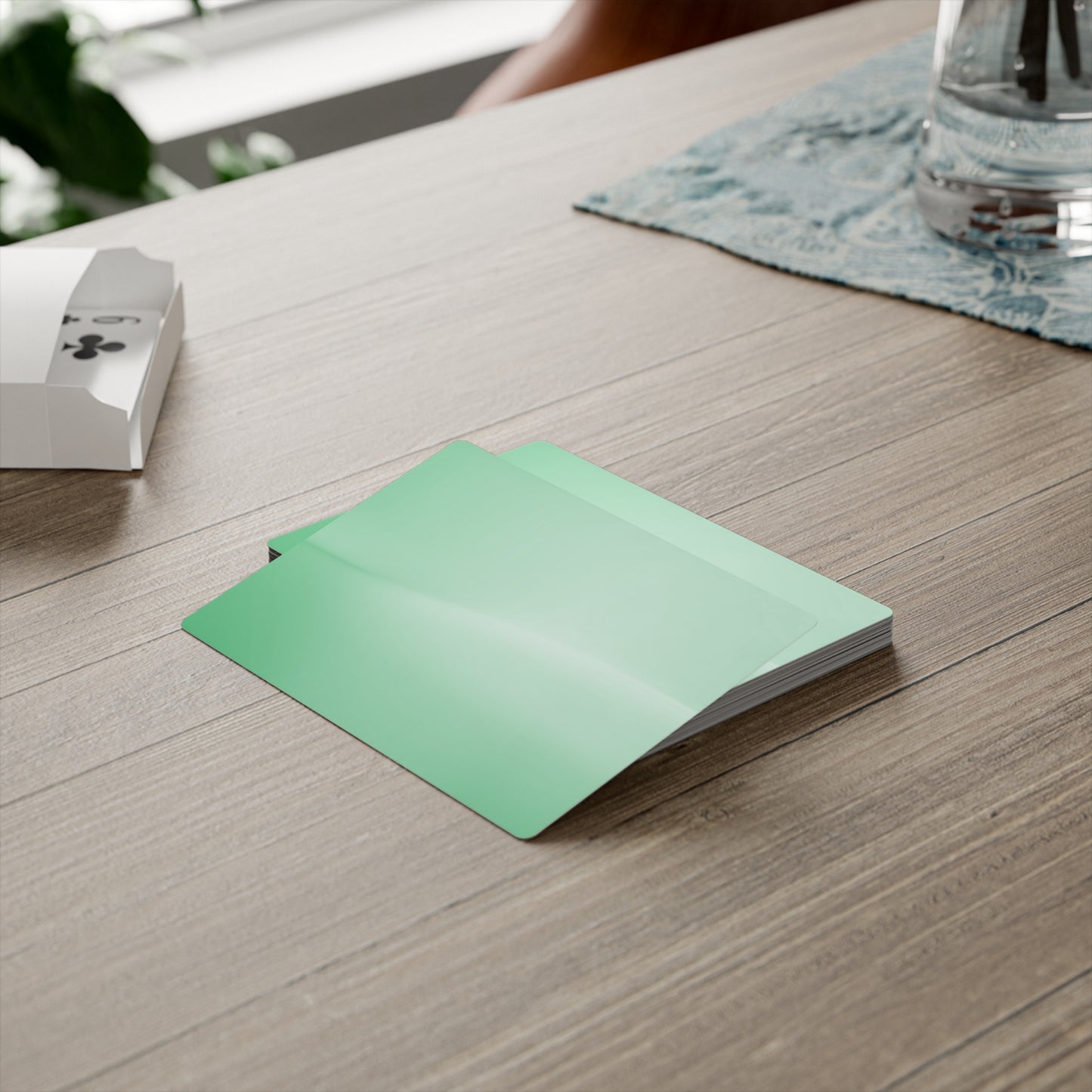 Mint Fade Poker Cards