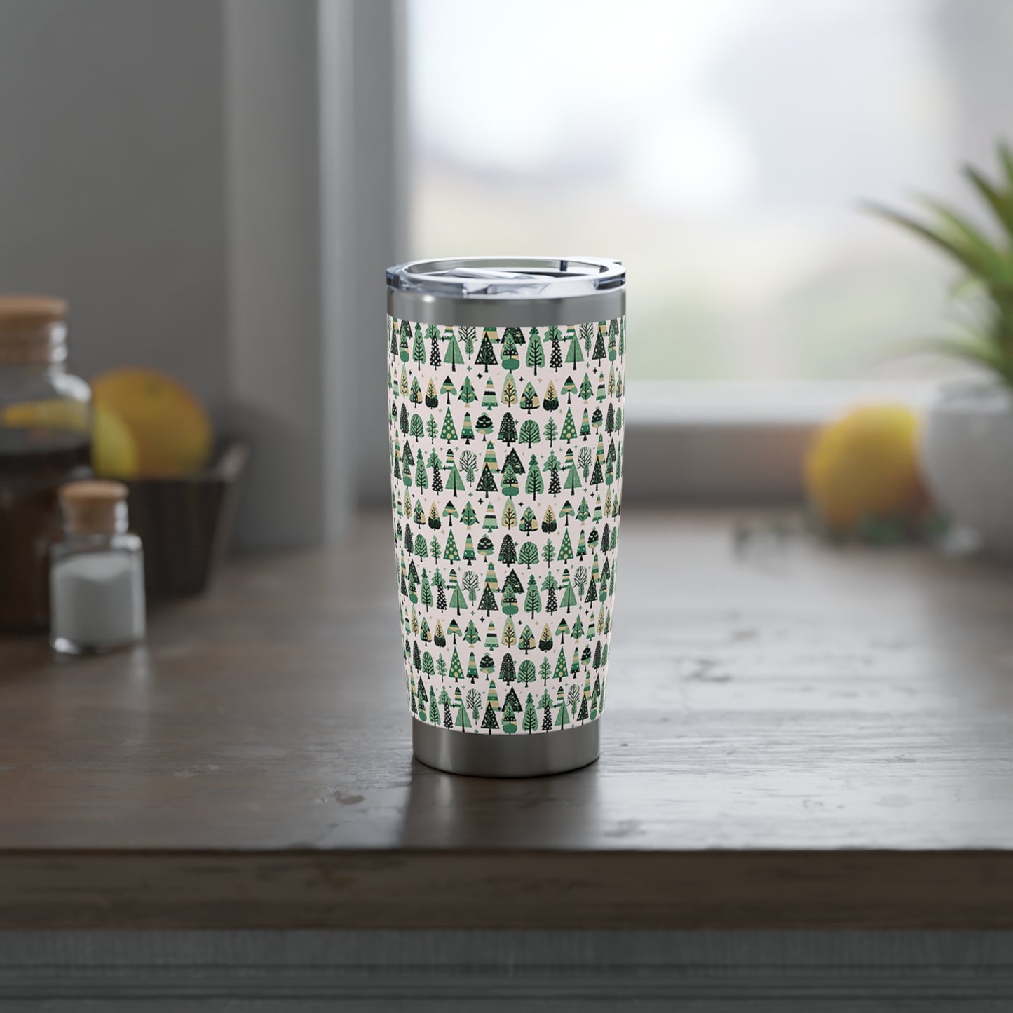 Mini Vintage Green Trees Vagabond 20oz Tumbler