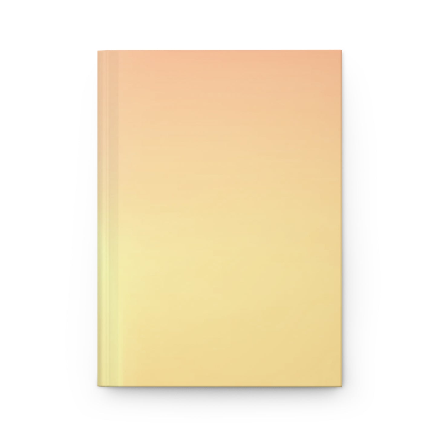 Hot Peach Fade 5.75" x 8" Hardcover Journal Matte with 150 lined pages
