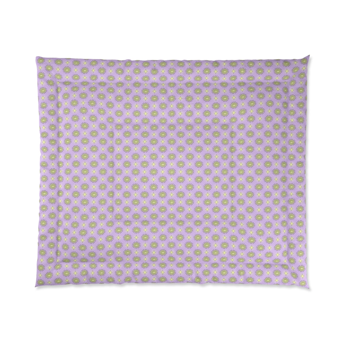 Magenta Star-crossed Bodies Comforter, 104" × 88"