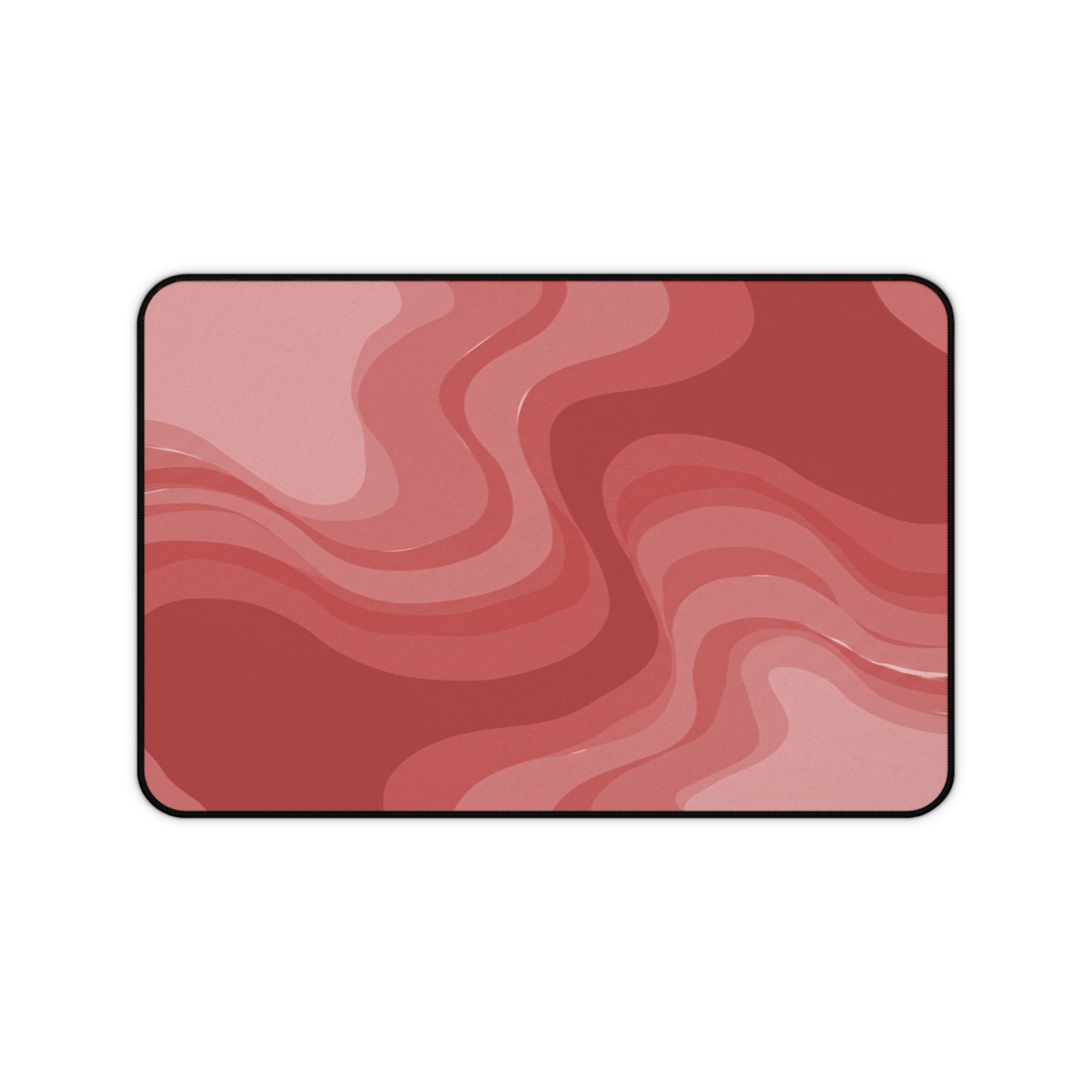 Power Red Wavey 12" x 18" Desk Mat