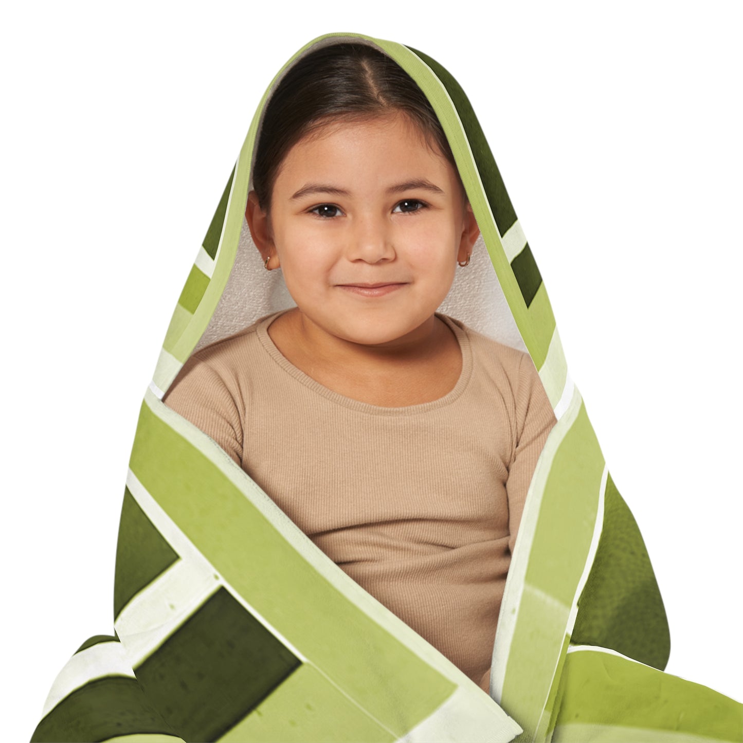 Lemongrass Shadow Youth Hooded Towel, 24" x 48"