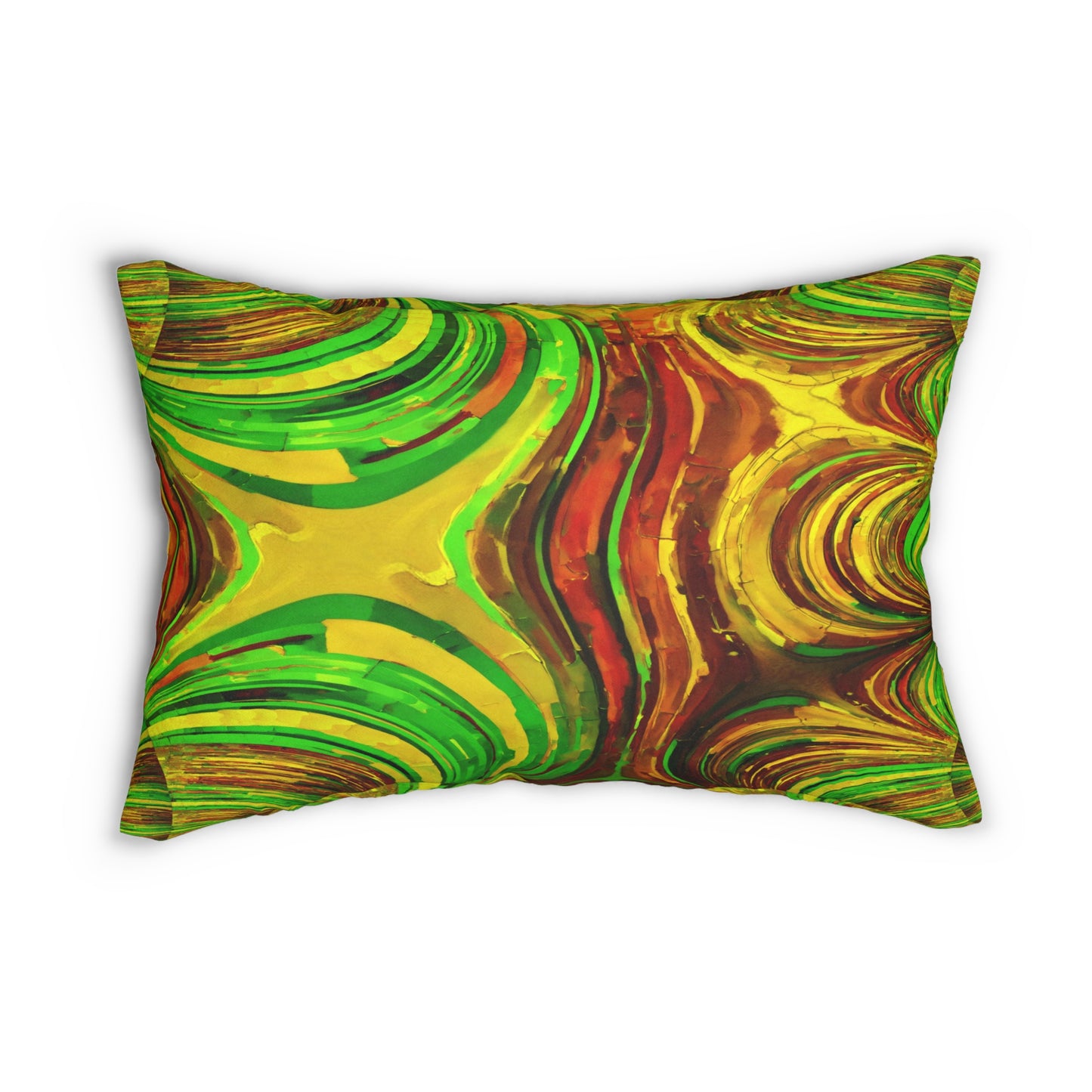 Uzi Spiral Beta Spun Polyester Lumbar Pillow, 20" x 14"