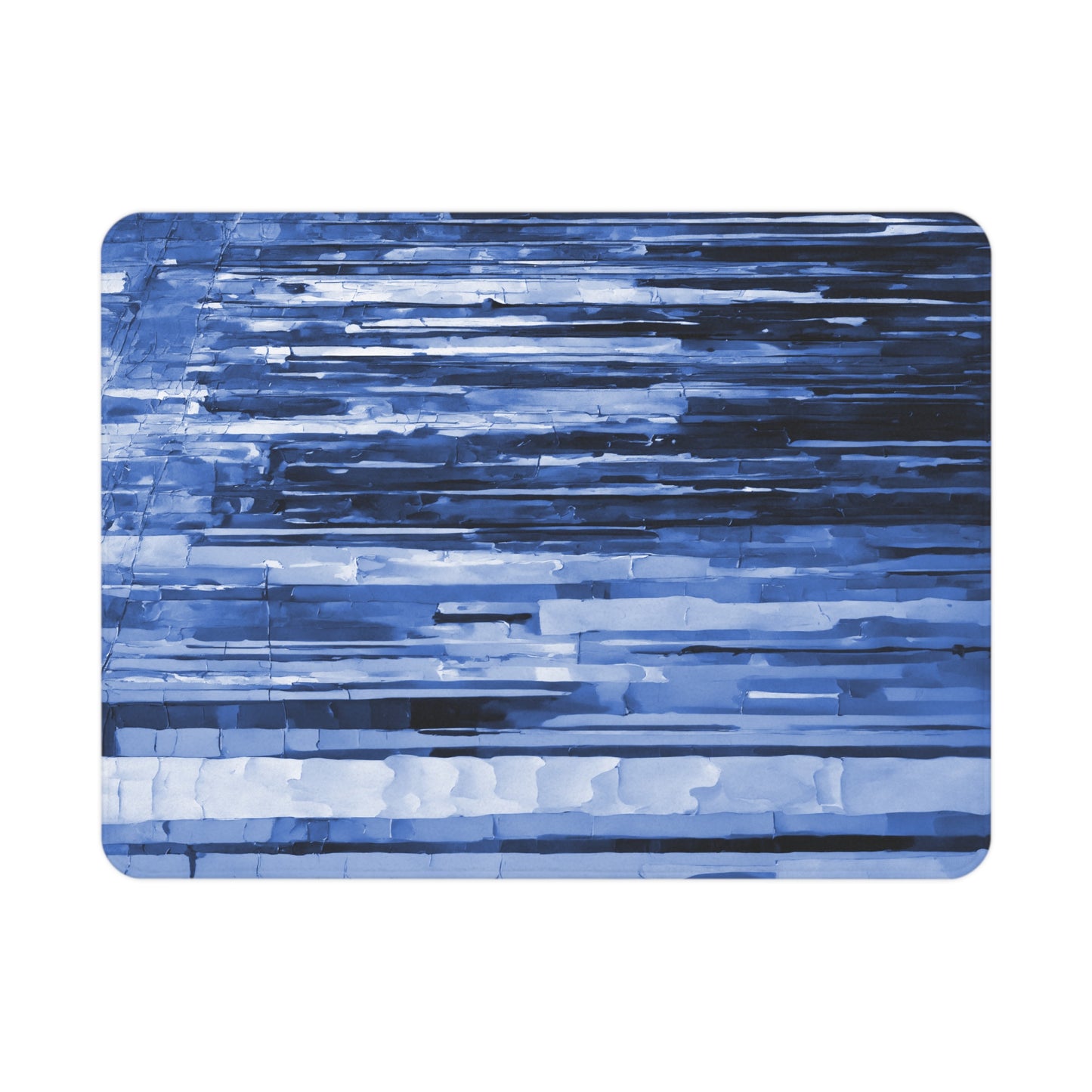 Striped Deep Blue Toddler Blanket, 30" x 40"