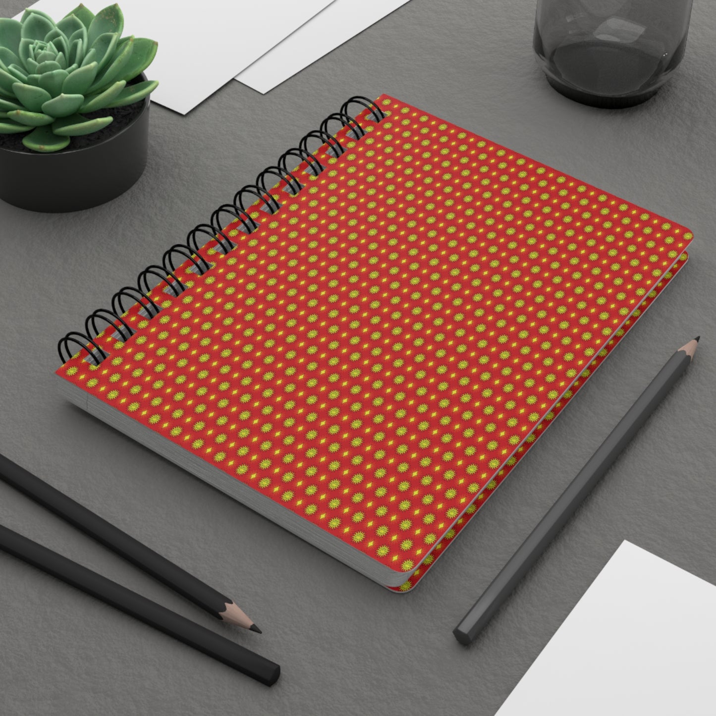 Late Evening Star-crossed Bodies Spiral Bound Journal, 5" x 7" 150 pages