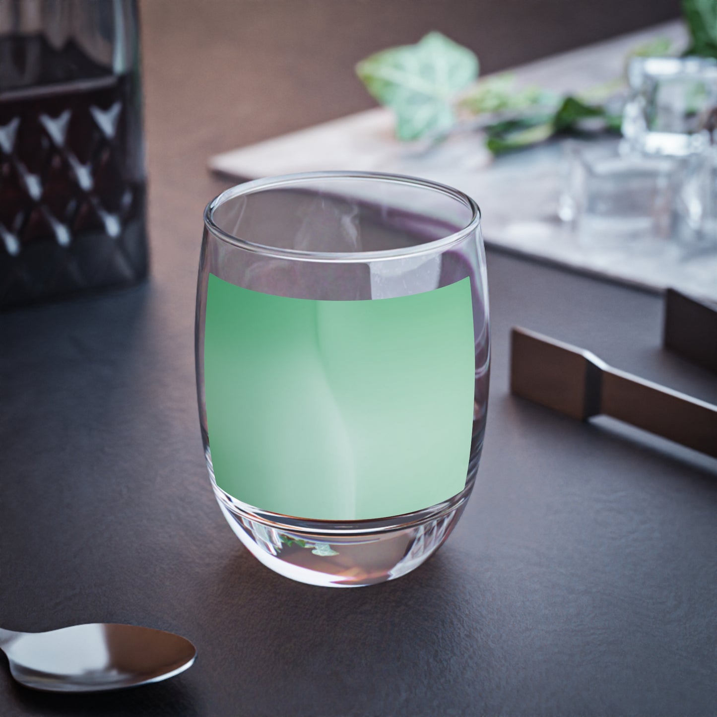 Mint Fade Whiskey Glass, 6 oz