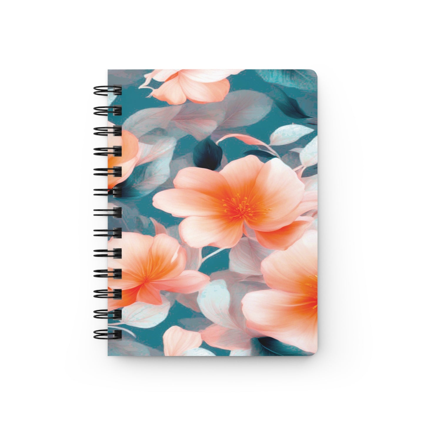 Orange Blossom Floral Bunch Bound Journal, 5" x 7" 150 pages