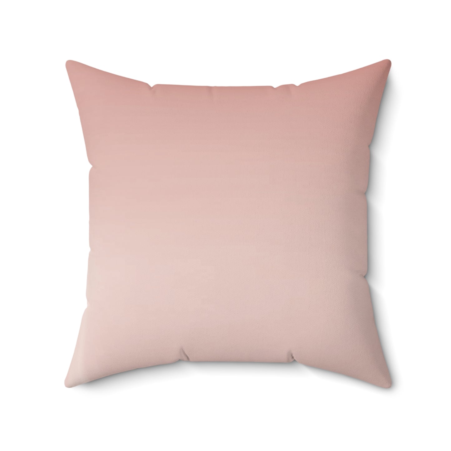 Rose Red Fade 20" x 20" Faux Suede Square Pillow