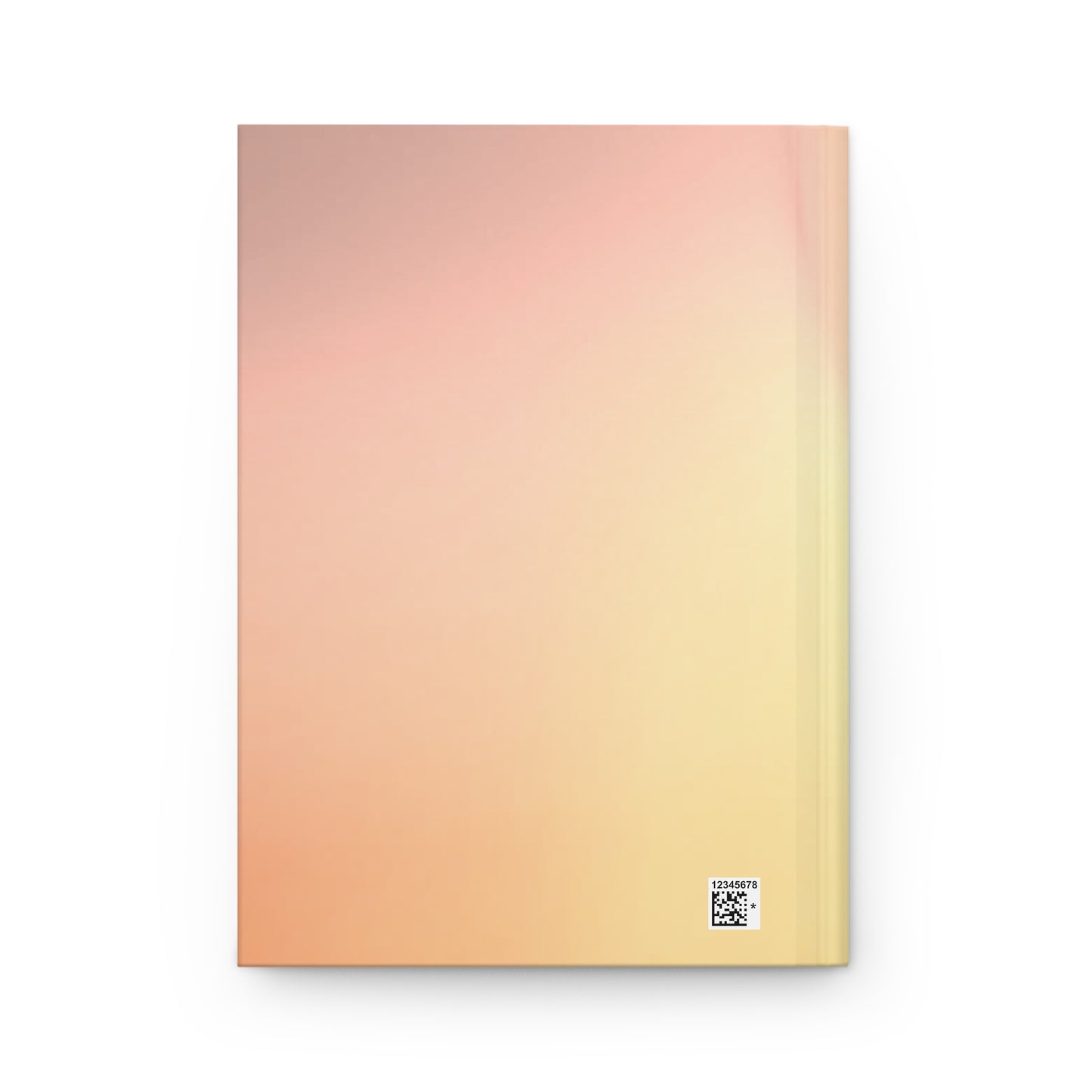 Hot Peach Fade 5.75" x 8" Hardcover Journal Matte with 150 lined pages