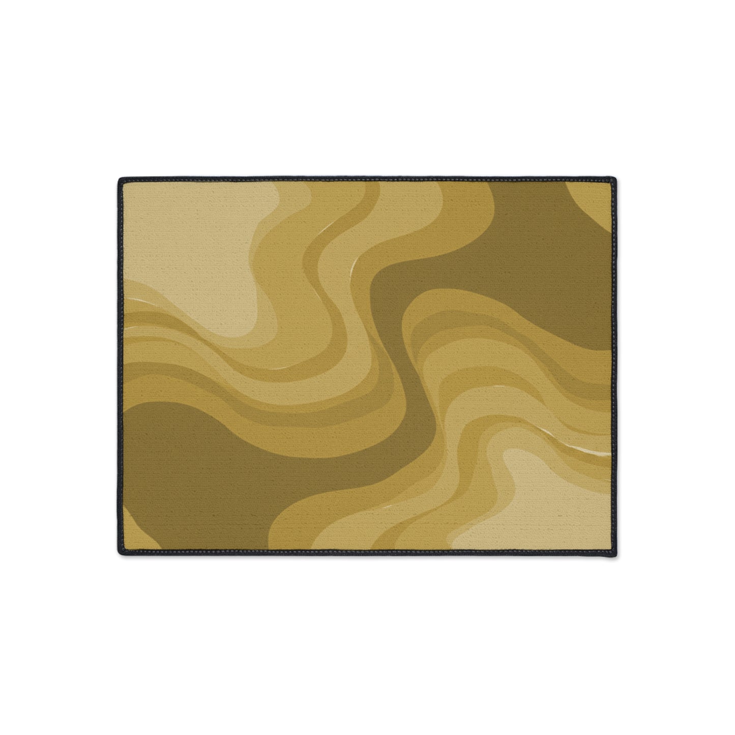 Brown Wavey 18" x 24" Heavy Duty Floor Mat
