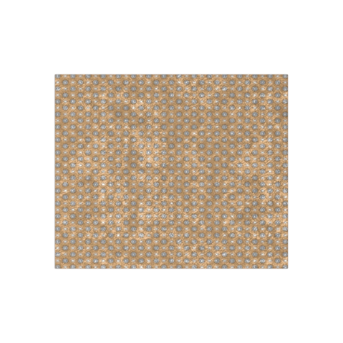 Tan Sunset Star-crossed Bodies Crushed Velvet Blanket, 50" x 60"