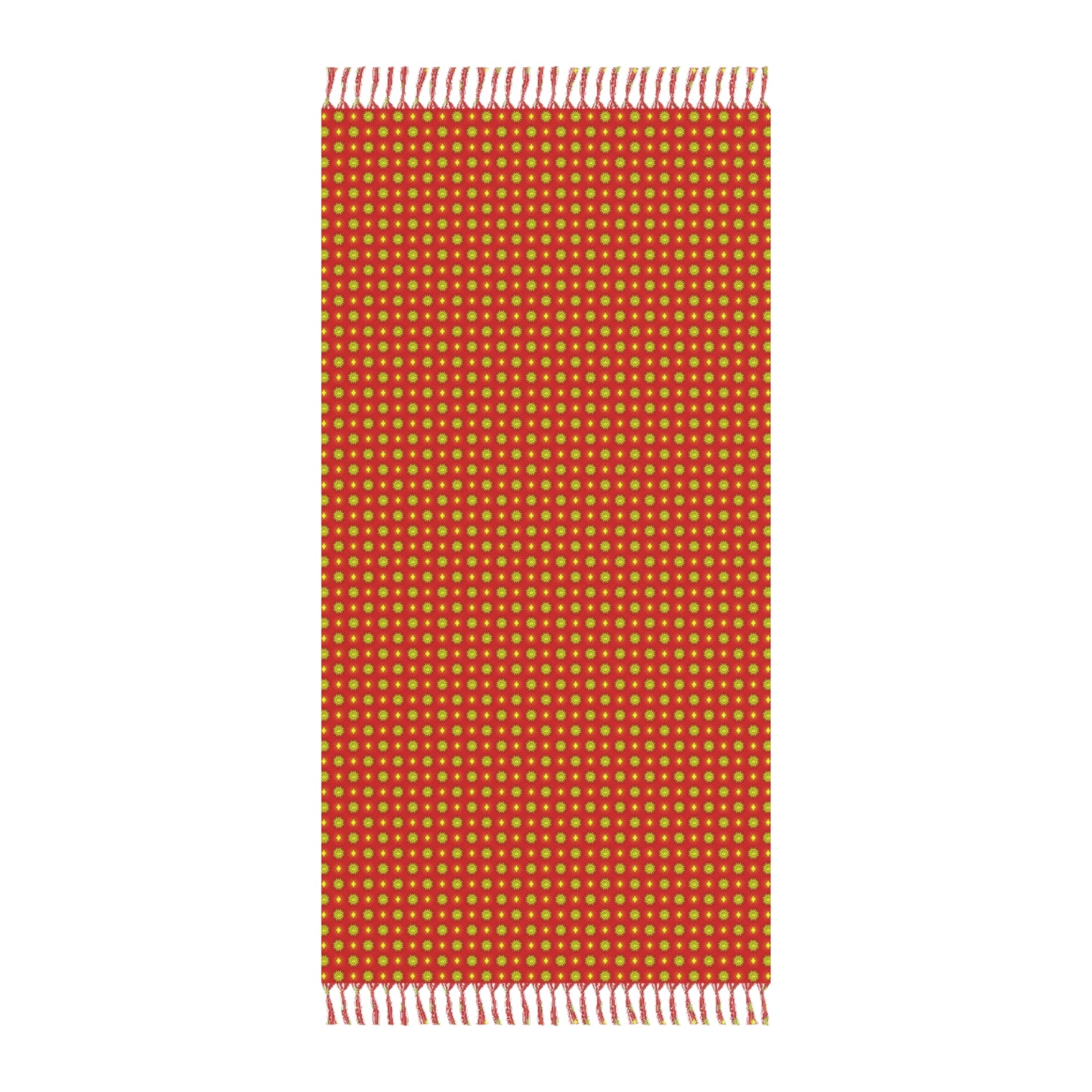 Late Evening Star-crossed Bodies Boho Beach Cloth, 38" × 81"