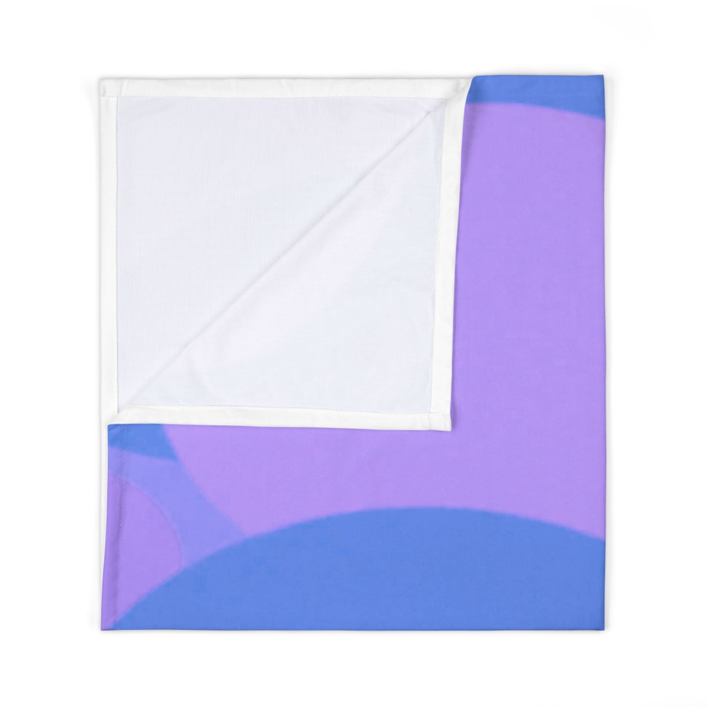 Pastel Purple Family Patches Baby Swaddle 30″×40″ Blanket