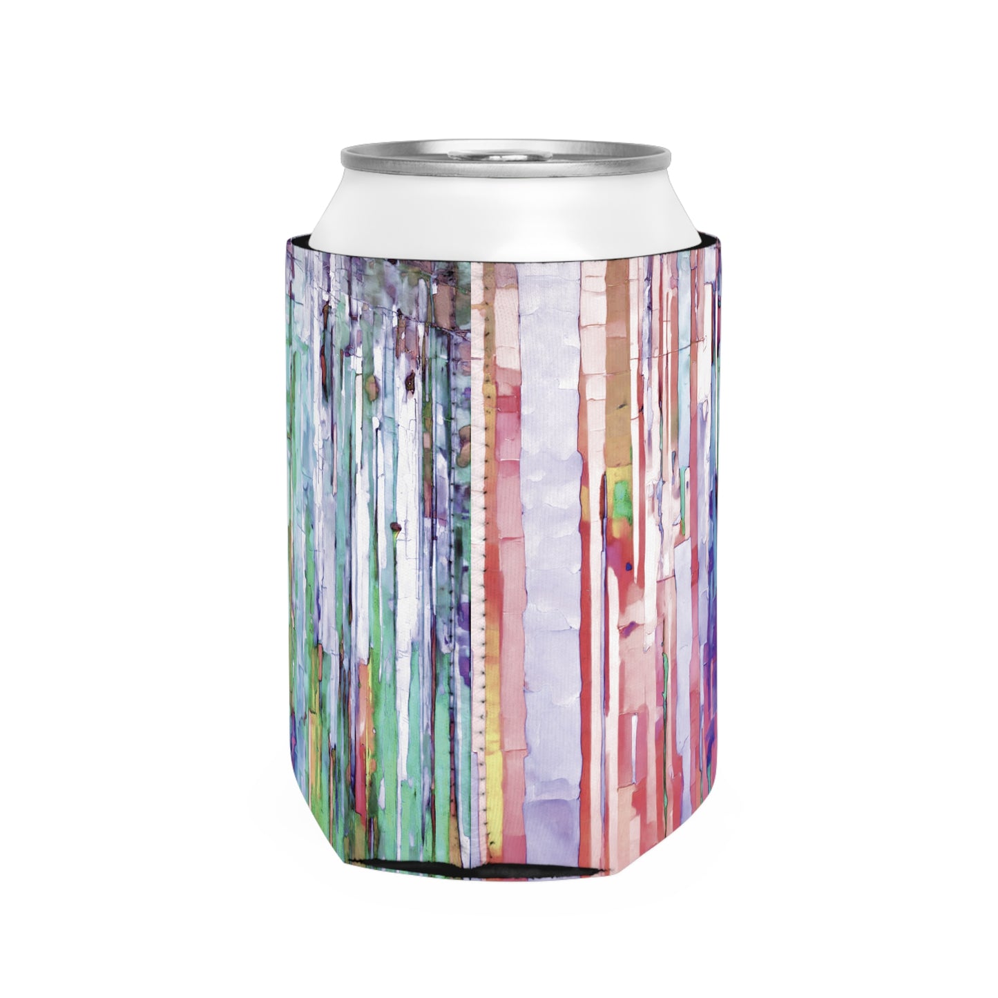 Striped Pastels 12 oz Can Cooler Sleeve