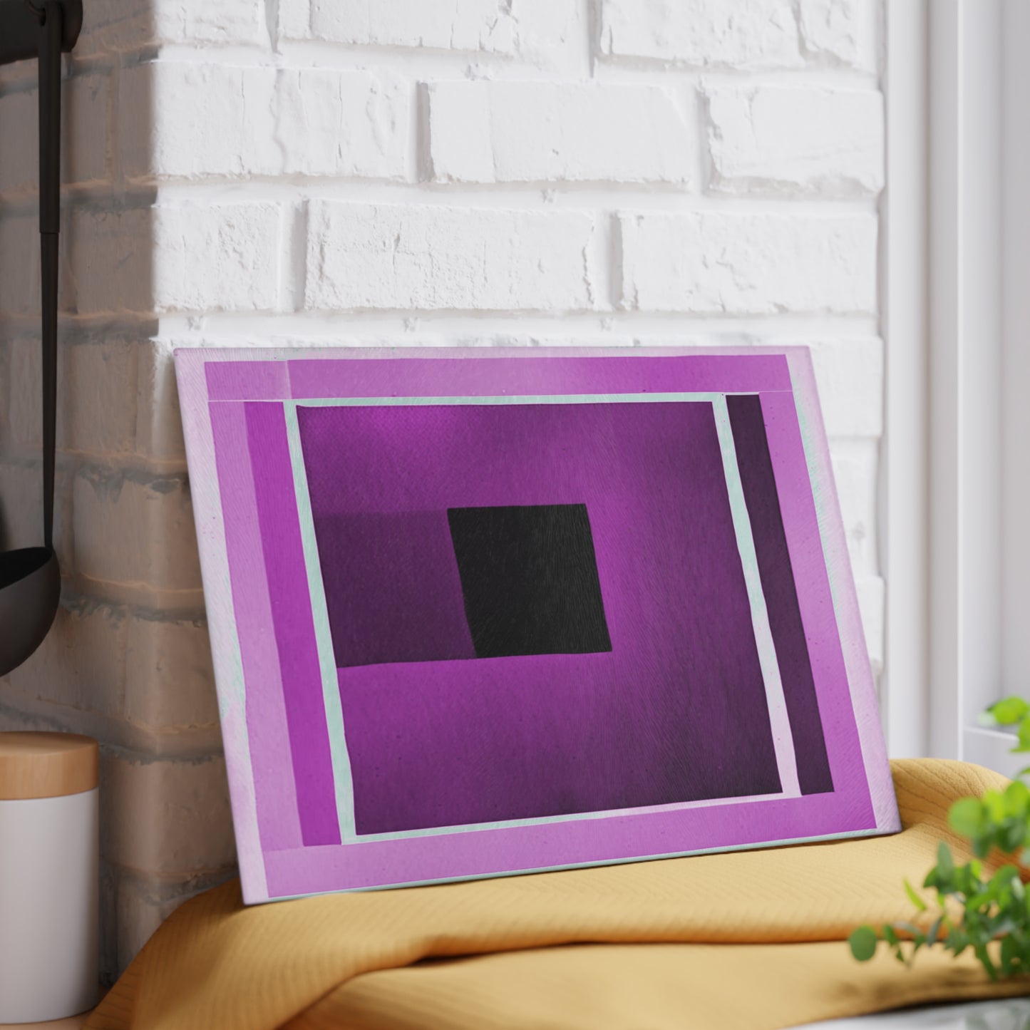 Magneta Shadow 8" x 11" Glass Cutting Board