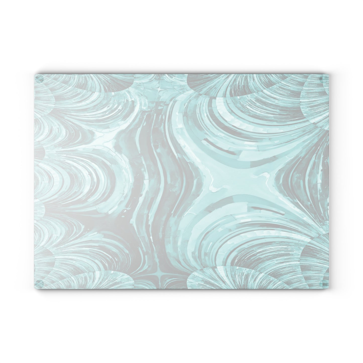 Uzi Spiral Tif 11" x 15" Glass Cutting Board