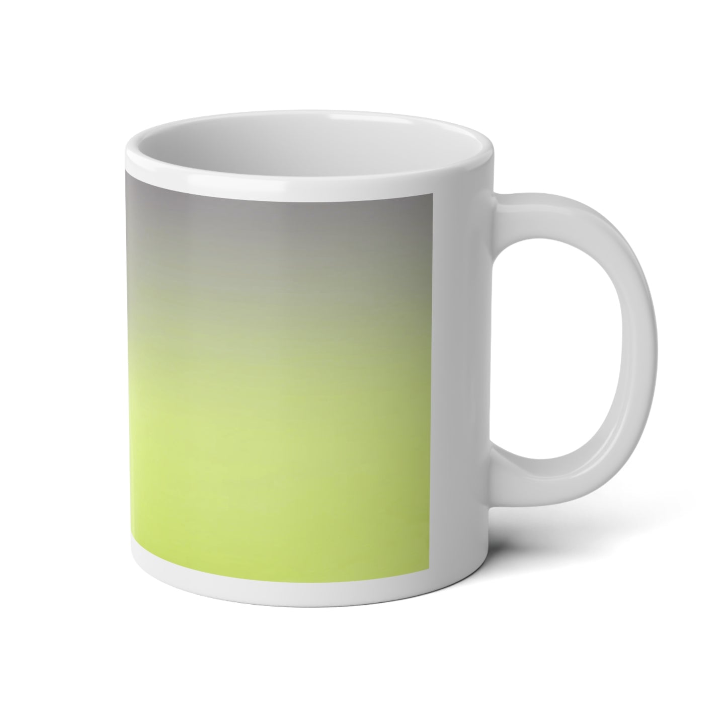 Purple Fade 20 oz White Glossy Jumbo Mug