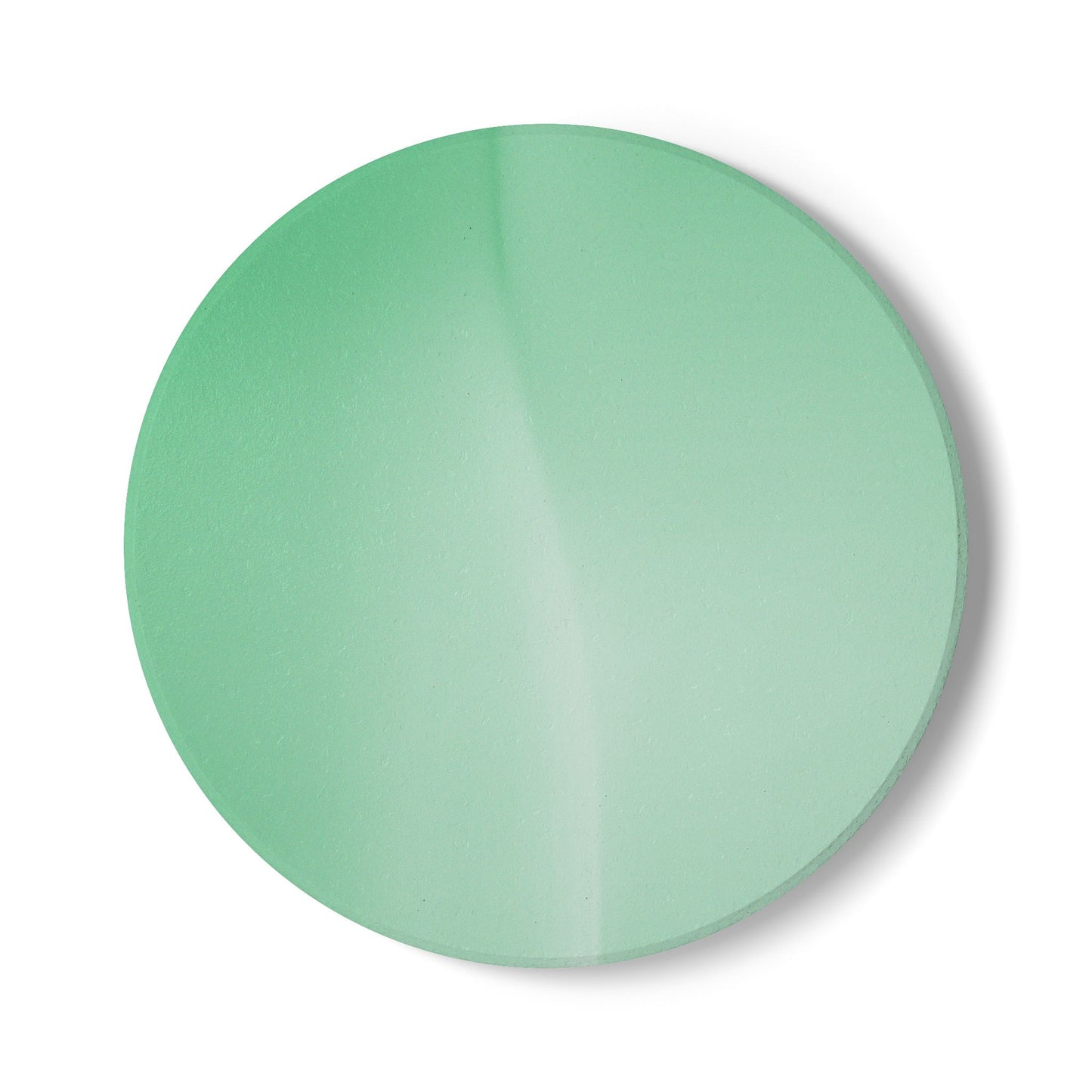 Mint Fade 4" x 4" Round Ceramic Coaster