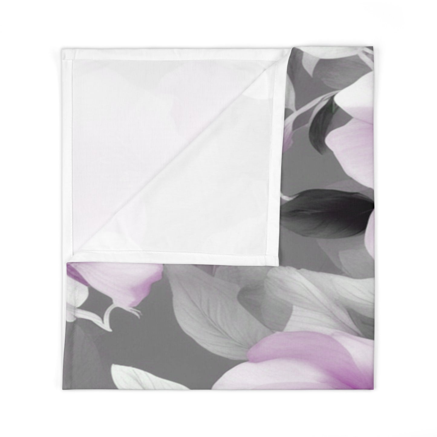 Purple Blossom Floral Bunch Baby Swaddle 30″×40″ Blanket