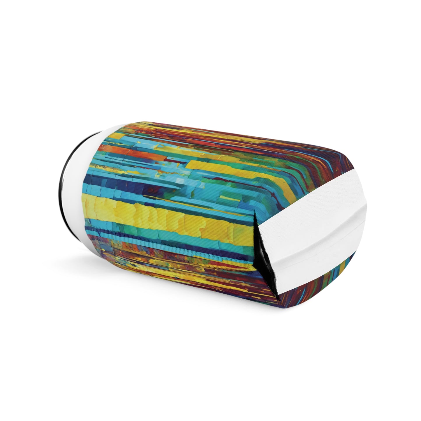 Striped Alpha 12 oz Can Cooler Sleeve