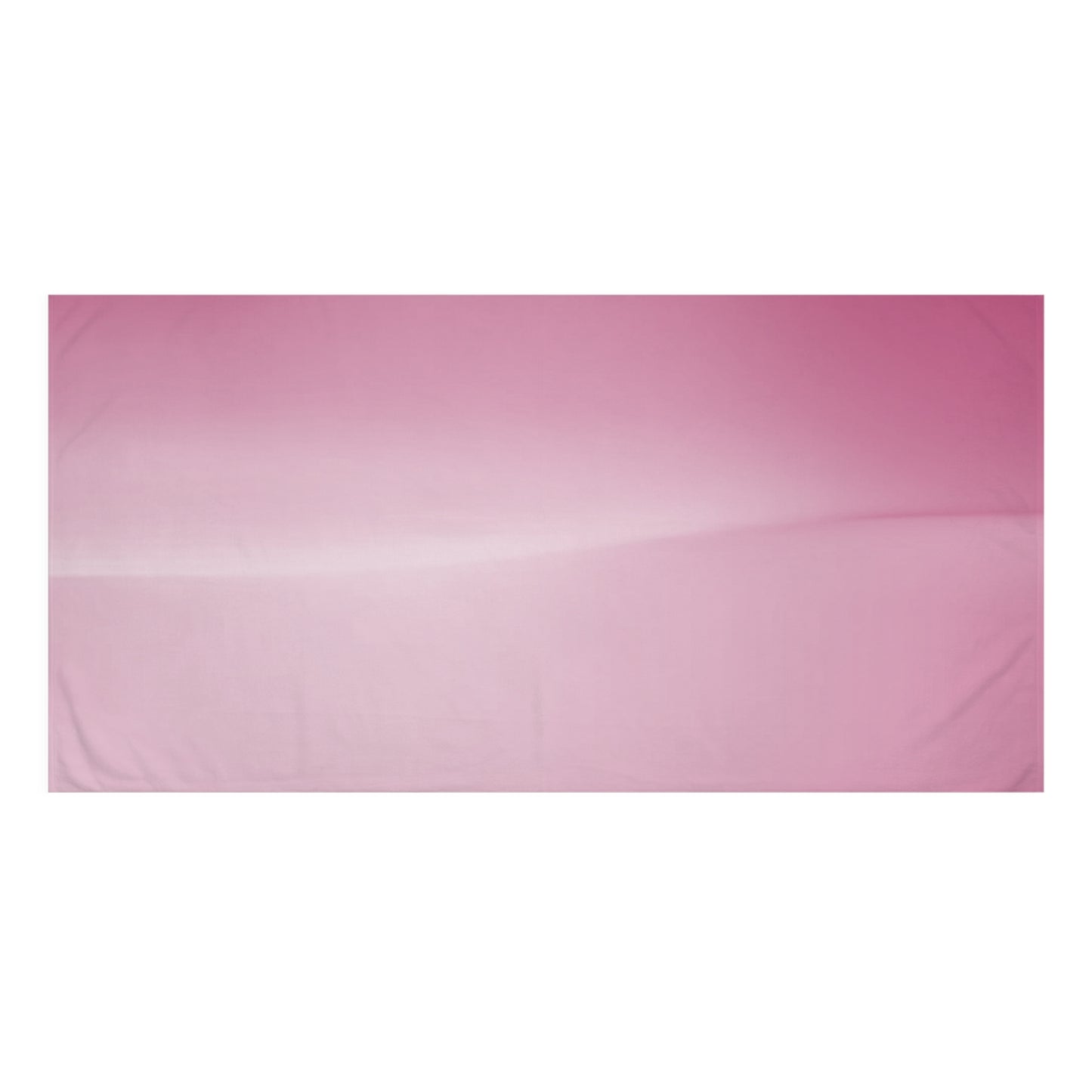 Pink Plush Fade 30" x 60" Mink-Cotton Towel (50% polyester, 50% cotton)