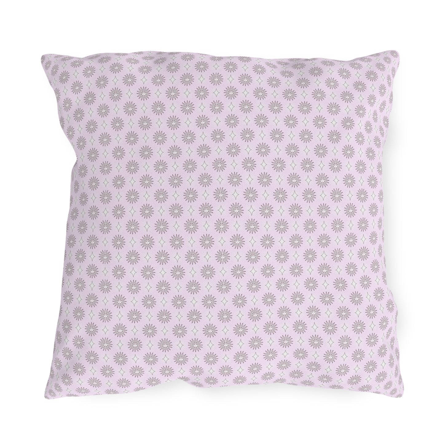 Pink Mornings Star-crossed Bodies 18" x 18" Outdoor Pillows