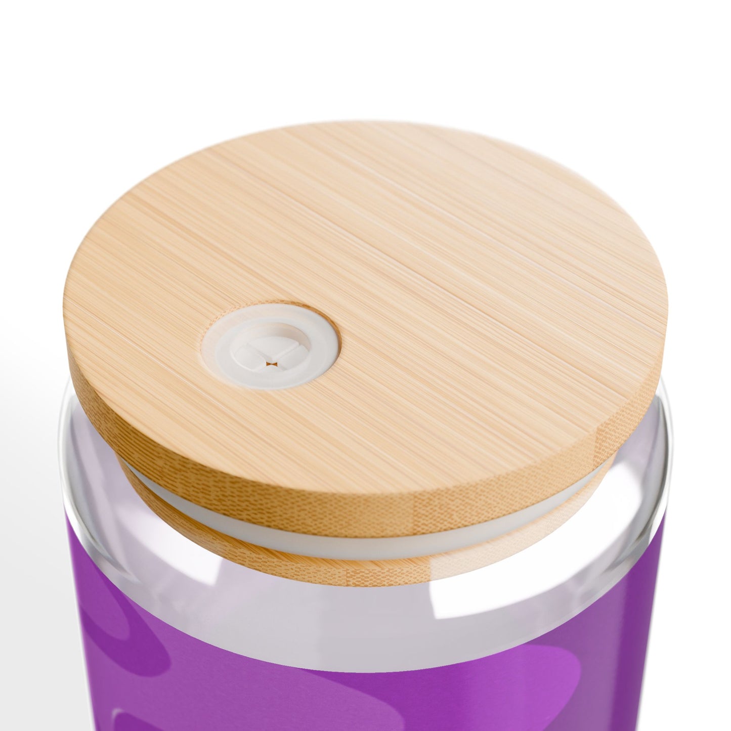 Wavey Purple Wavey Sipper Glass, 16oz